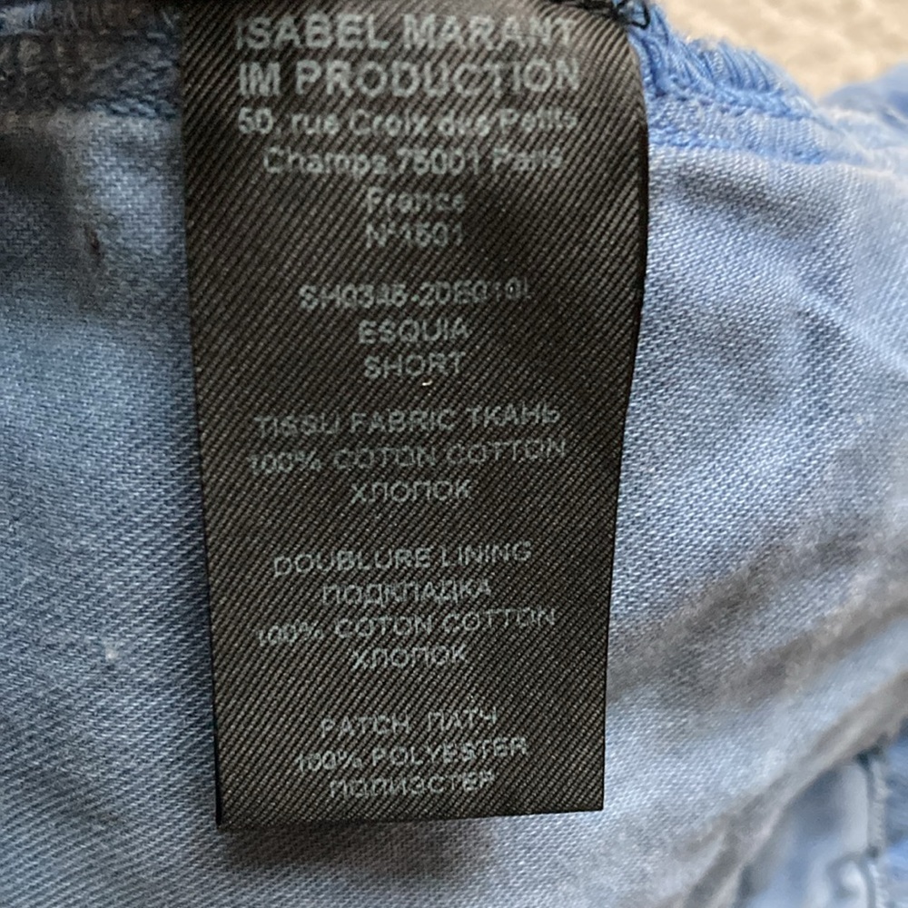 Isabel Marant jean shorts - Picture 8 of 11